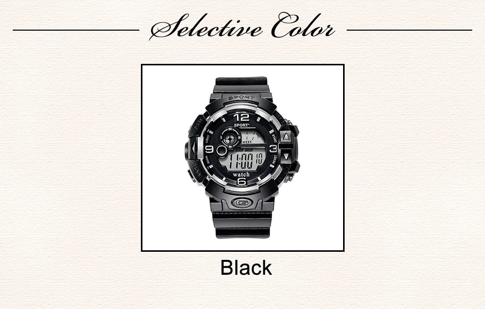 Luminous Men's Sport Watch - LED Digital Waterproof Watch