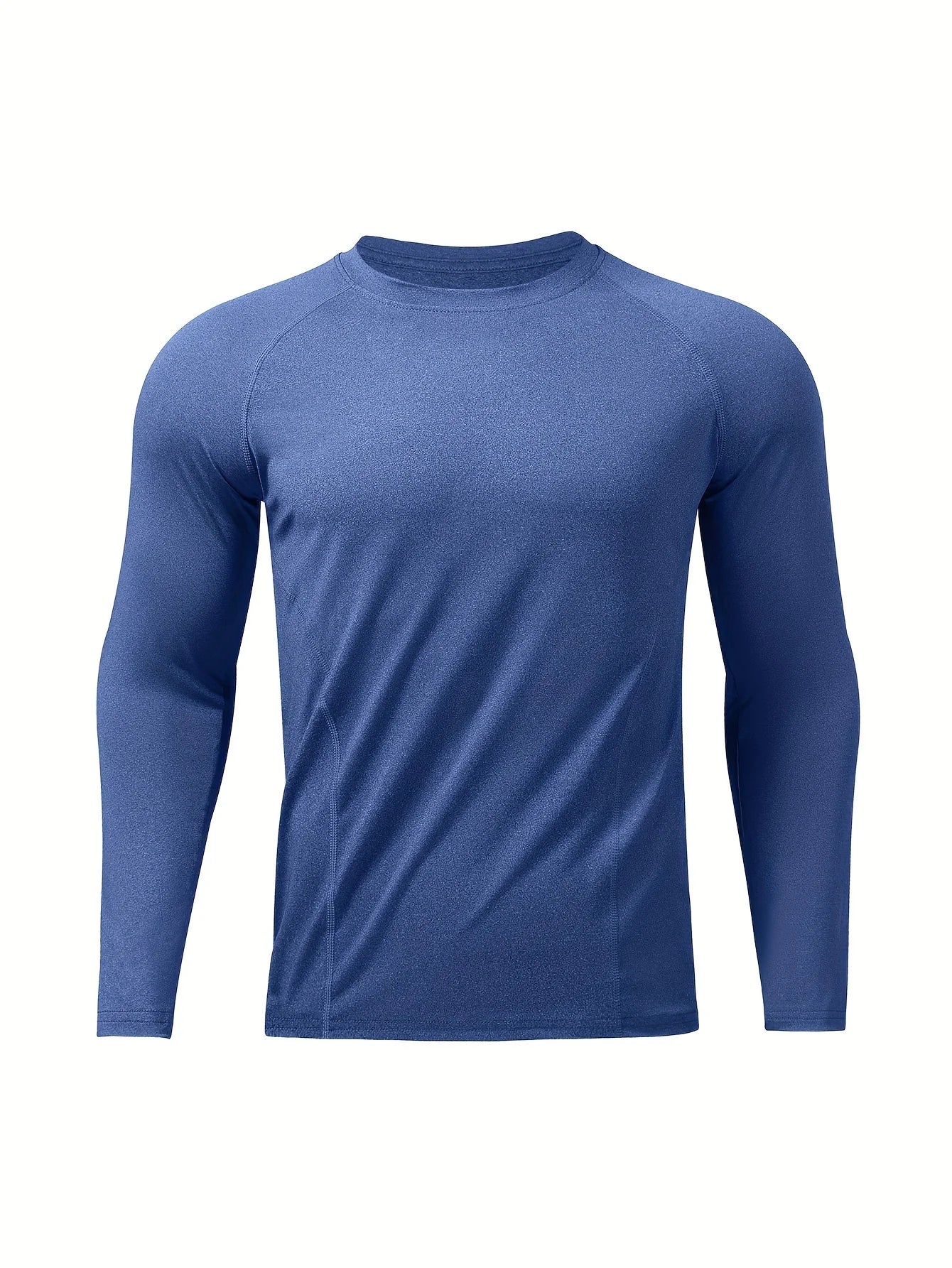 Men's Compression Long Sleeve Shirt - Quick Dry Fitness Training Top