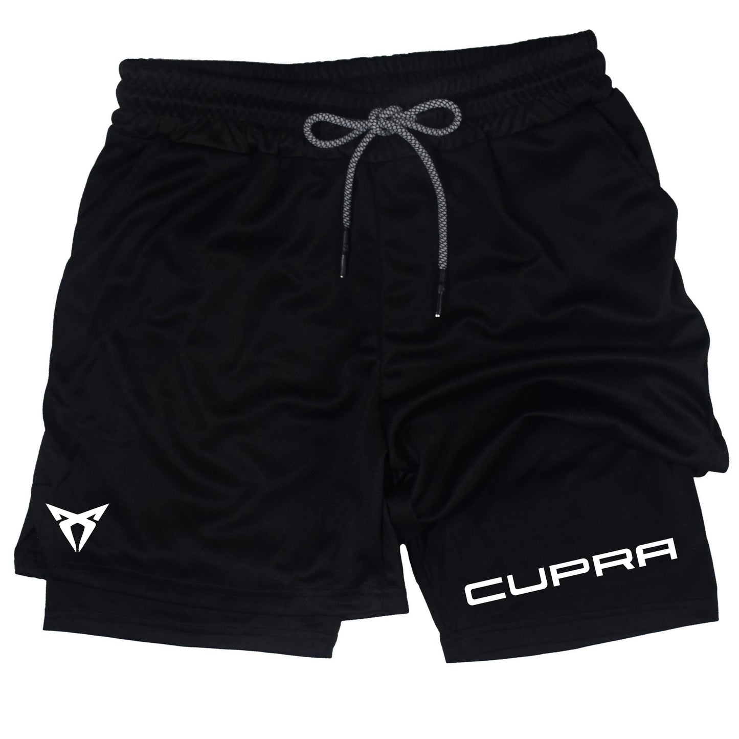 Men's Two-in-One Sports Shorts - Breathable Quick-Dry