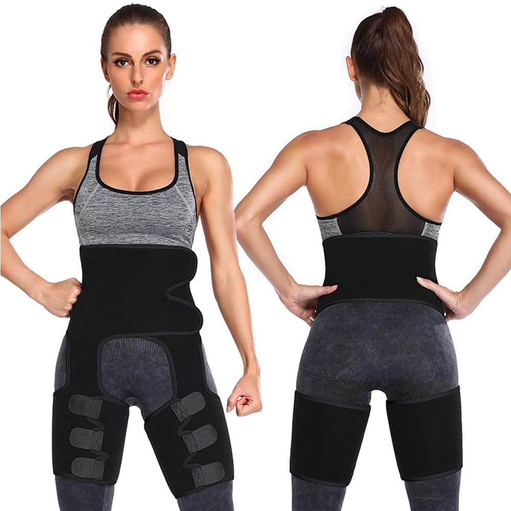 Women's 3-in-1 Waist Thigh Trimmer - Body Shaper & Butt Lifter