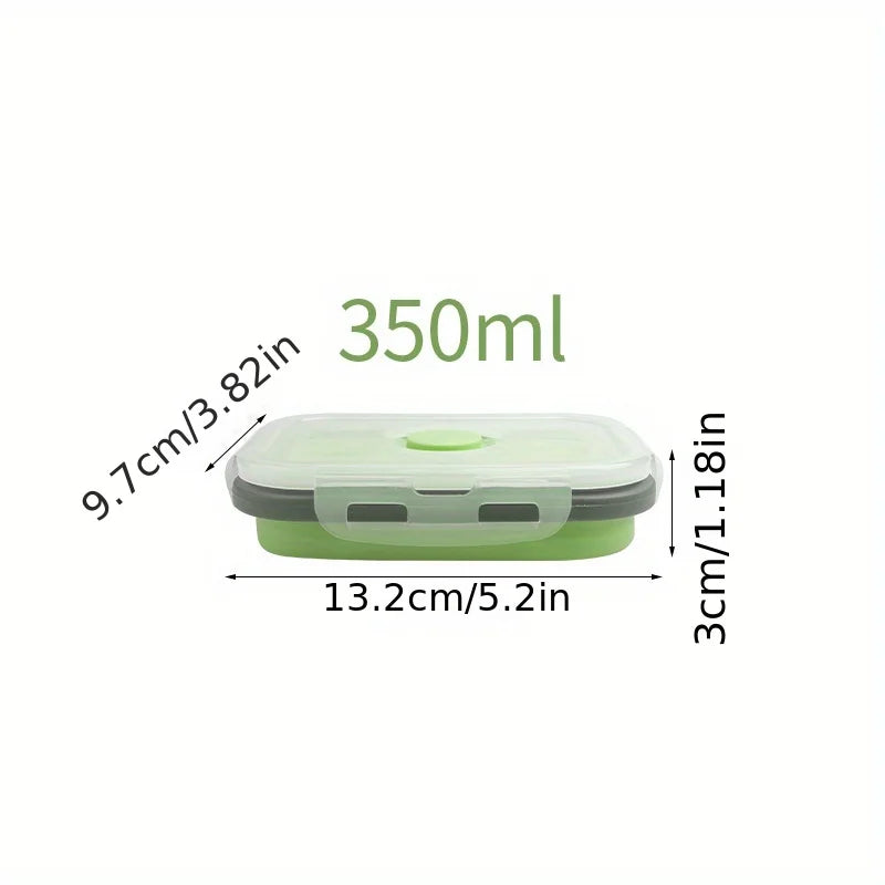 Collapsible Silicone Food Storage Containers