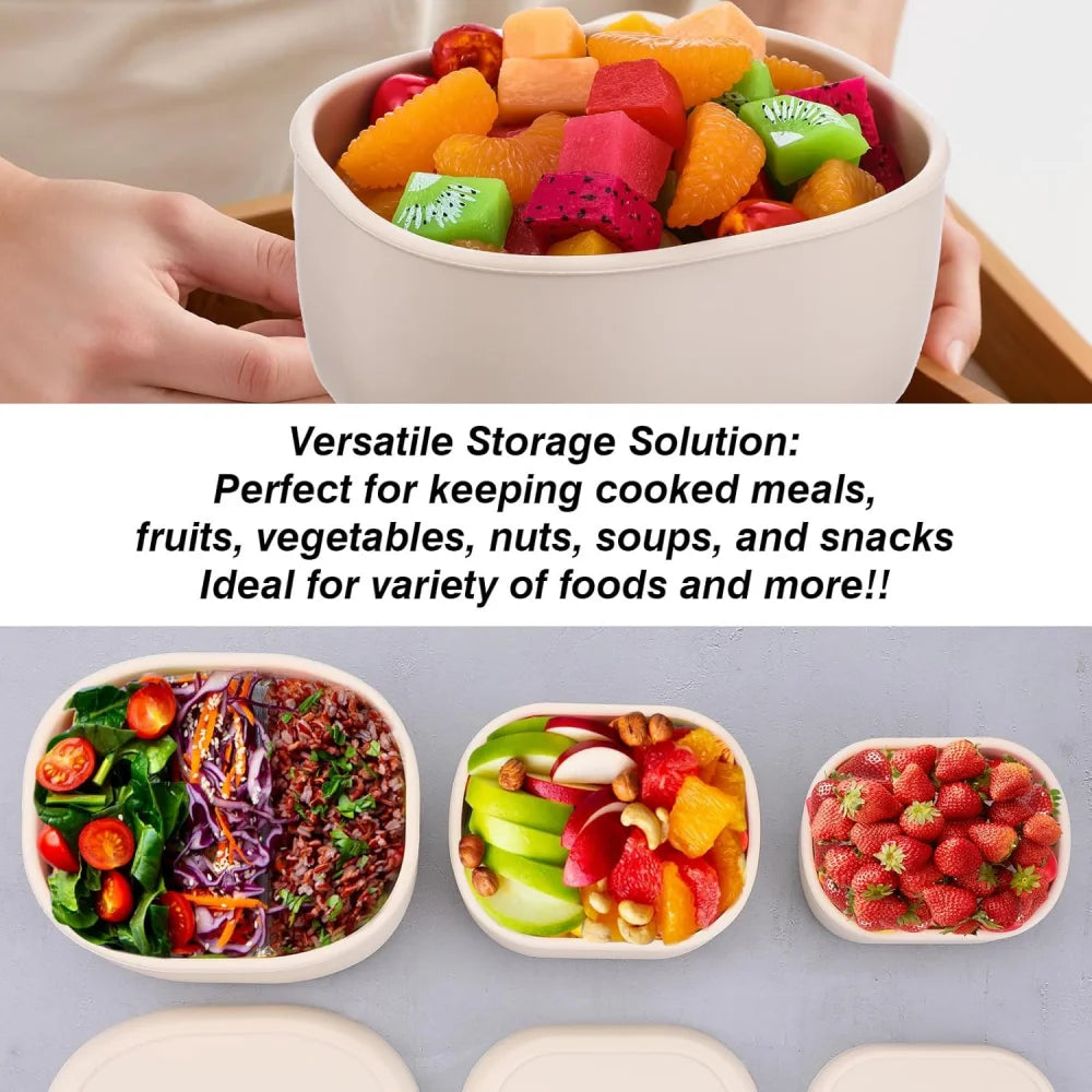 Silicone Food Storage Containers - BPA-Free