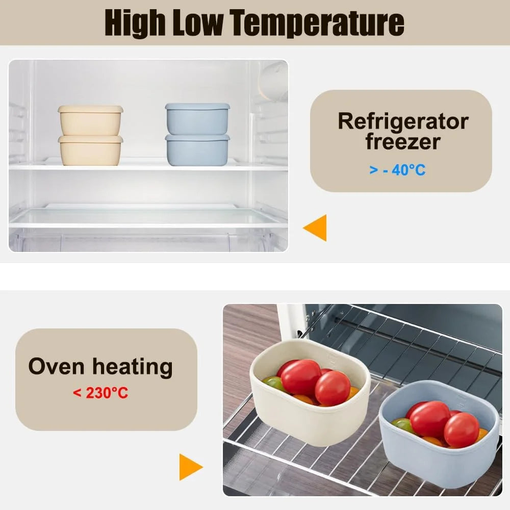 Silicone Food Storage Containers - BPA-Free