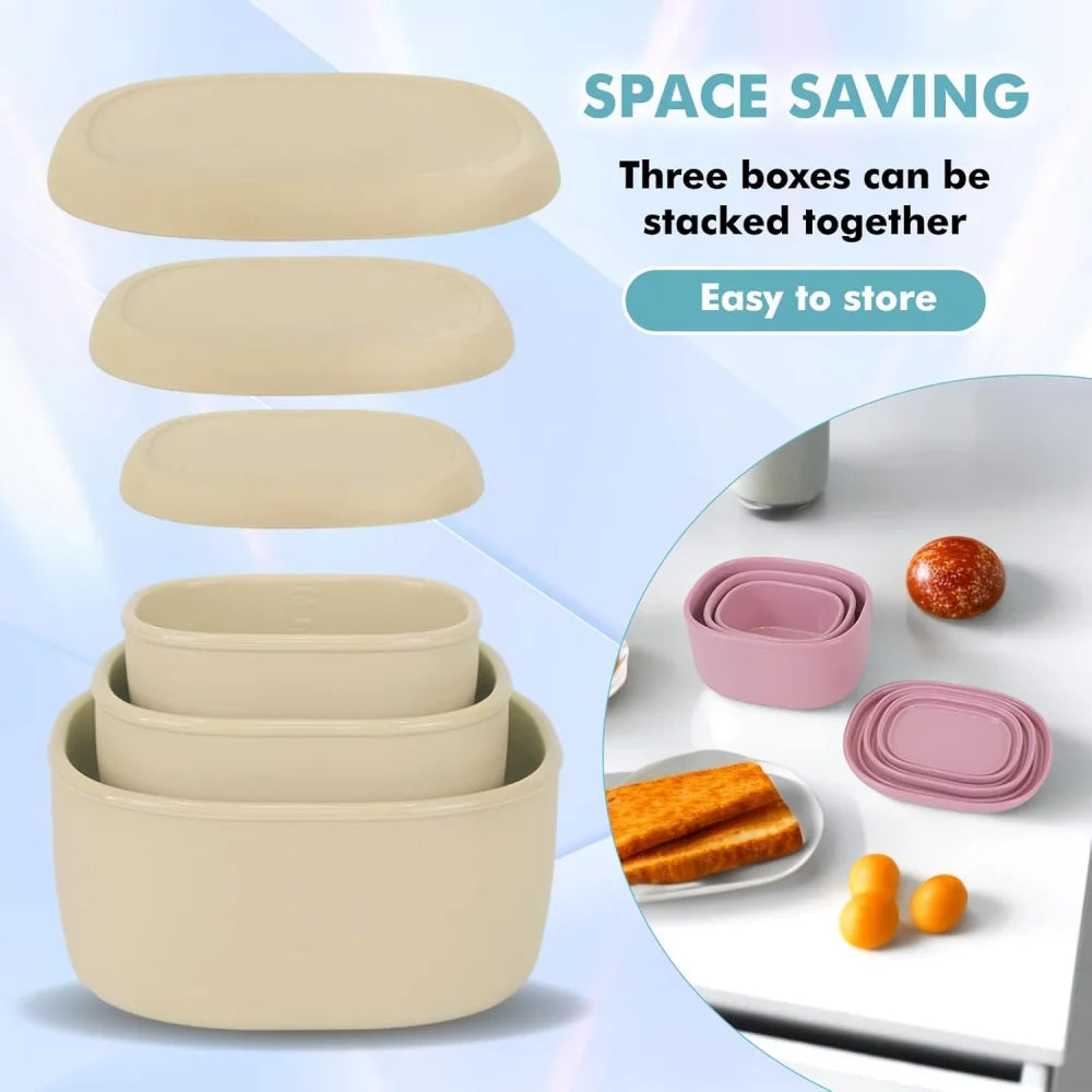Silicone Food Storage Containers - BPA-Free