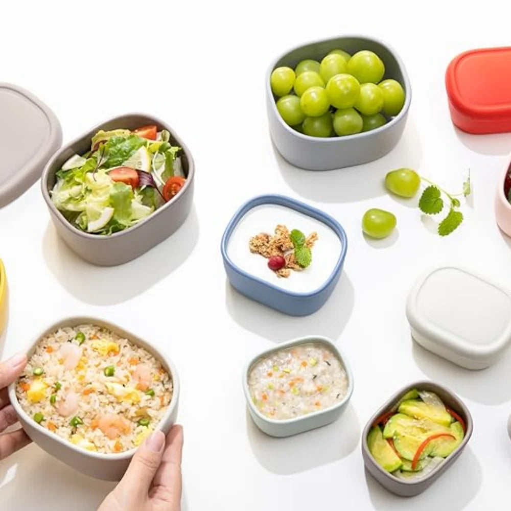 Silicone Food Storage Containers - BPA-Free