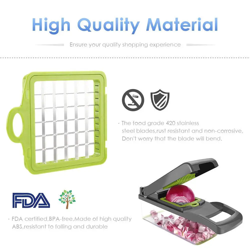 Multifunctional Vegetable Chopper - Kitchen Slicer & Grater