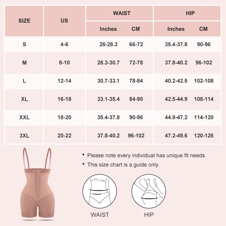 High Waist Tummy Control Shapewear - Butt Lifter Body Shaper for Women