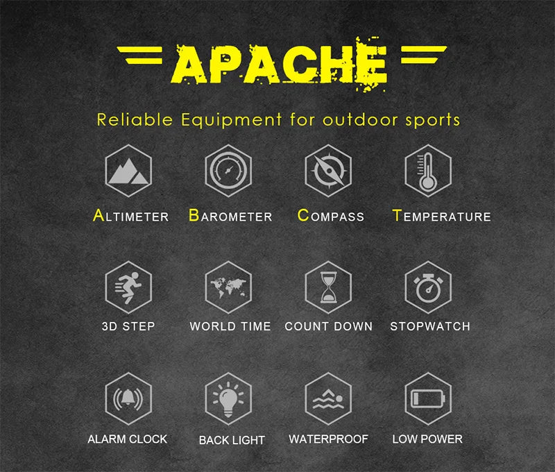 Adventure Pro Multi-Sport Watch - Waterproof with Altimeter & Compass