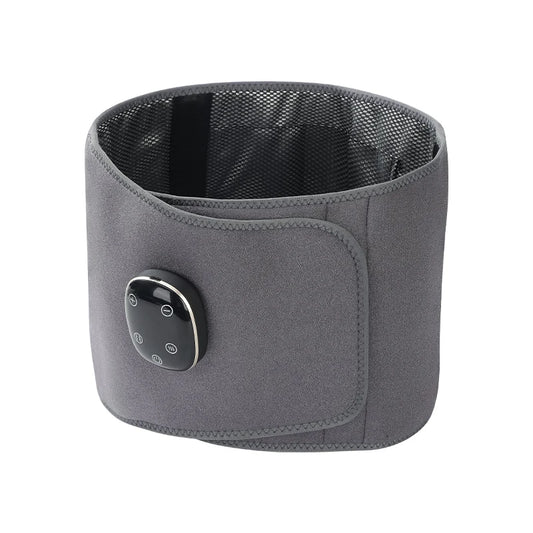 Heated Lumbar Support Belt with Massage - Adjustable Back Brace for Pain Relief