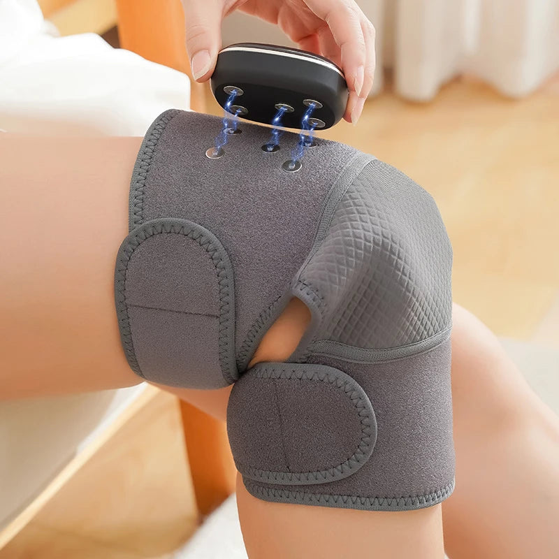 Heated Lumbar Support Belt with Massage - Adjustable Back Brace for Pain Relief