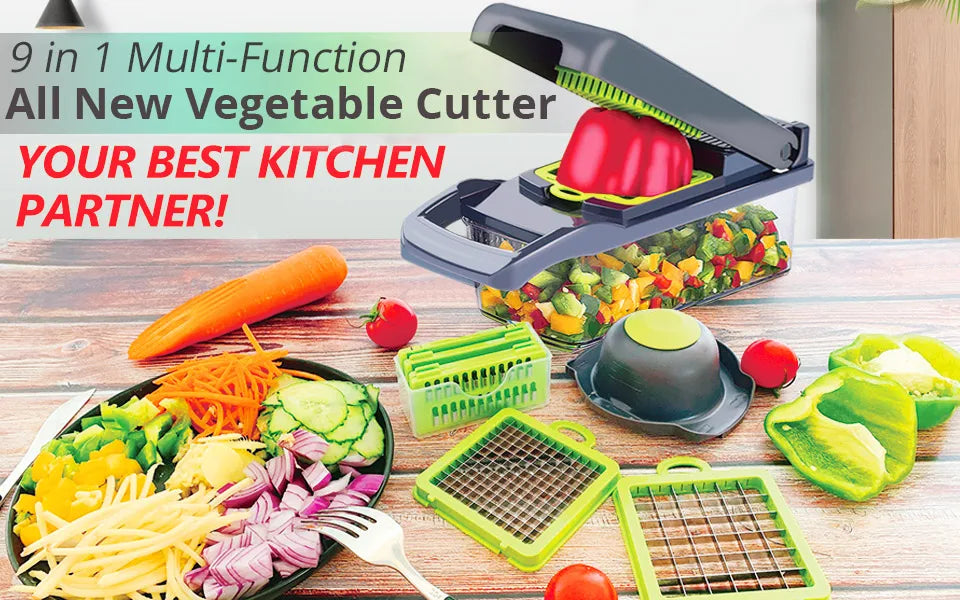Multifunctional Vegetable Chopper - Kitchen Slicer & Grater