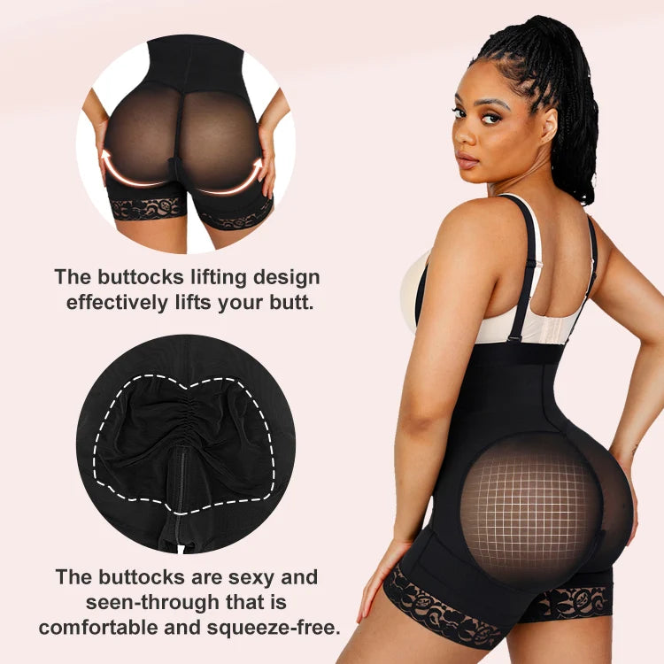 High Waist Tummy Control Shapewear - Butt Lifter Body Shaper for Women