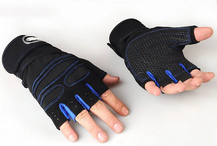 Weight Lifting Gym Gloves - Wrist Support Fitness Gloves