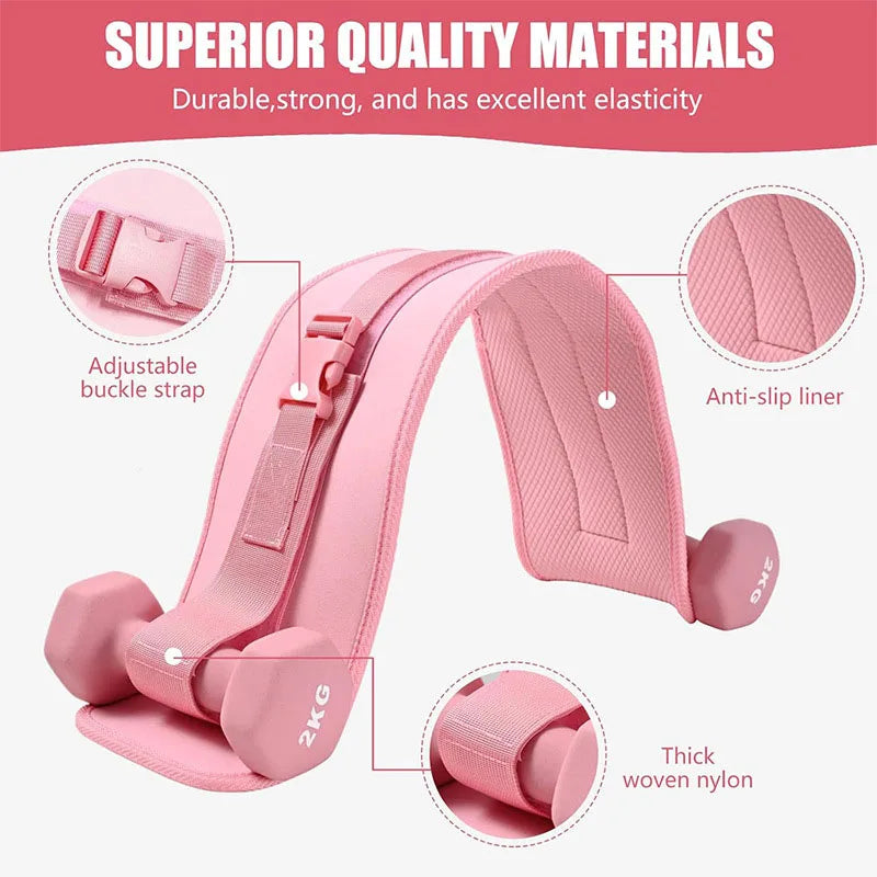 Hip Bridge Weight Belt - Adjustable Fitness Waist Training Belt