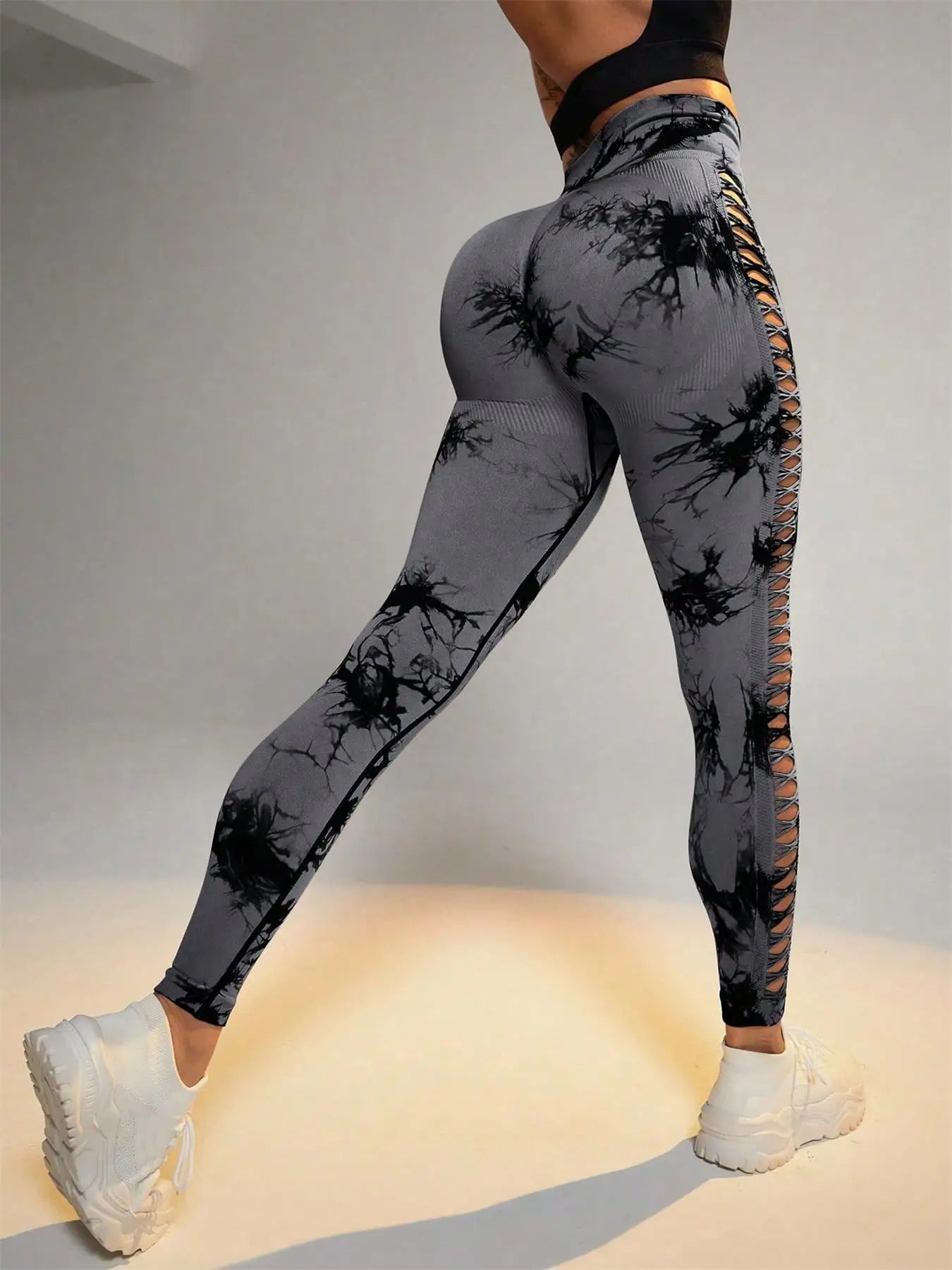 Tie Dye Seamless Leggings - High Waist Scrunch Butt Lifting
