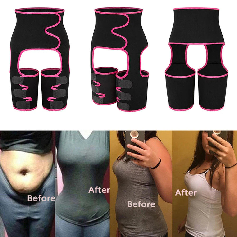 Women's 3-in-1 Waist Thigh Trimmer - Body Shaper & Butt Lifter
