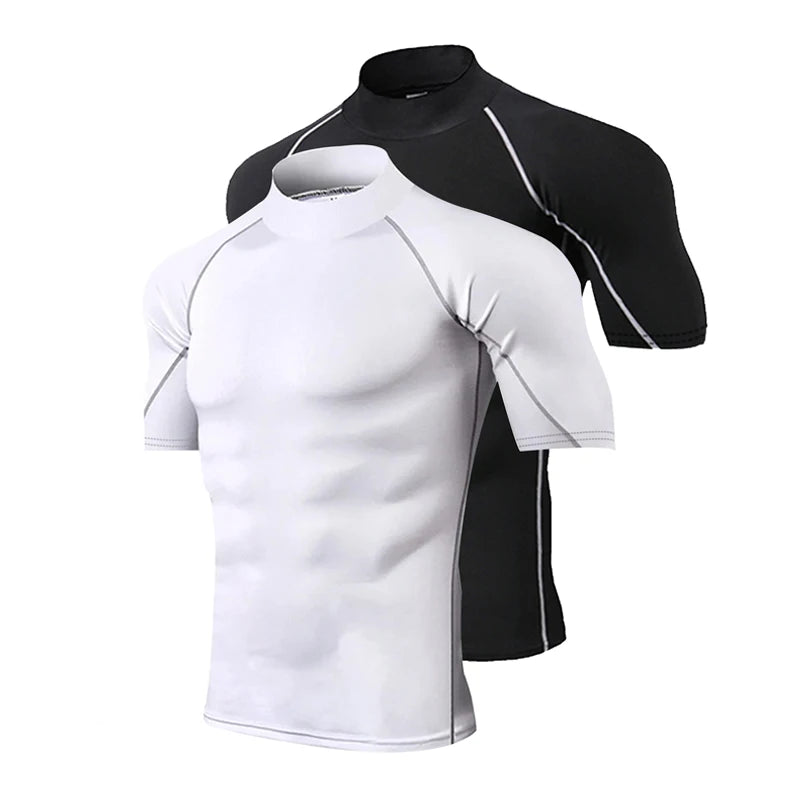 Men's Compression T-Shirt - Quick Dry Bodybuilding Top