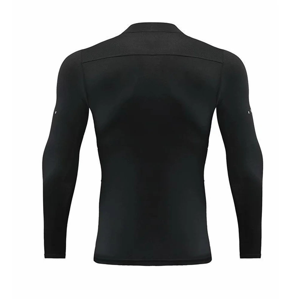 Men's UV Protection Compression Shirt - Long Sleeve Athletic Top