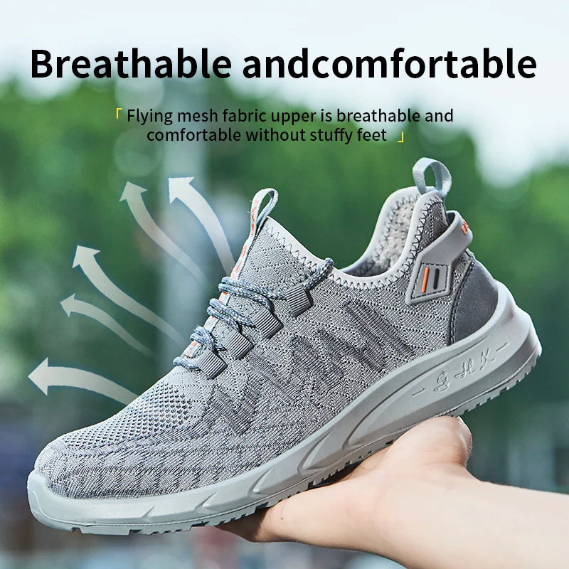 Steel Toe Work Shoes – Lightweight, Breathable Safety