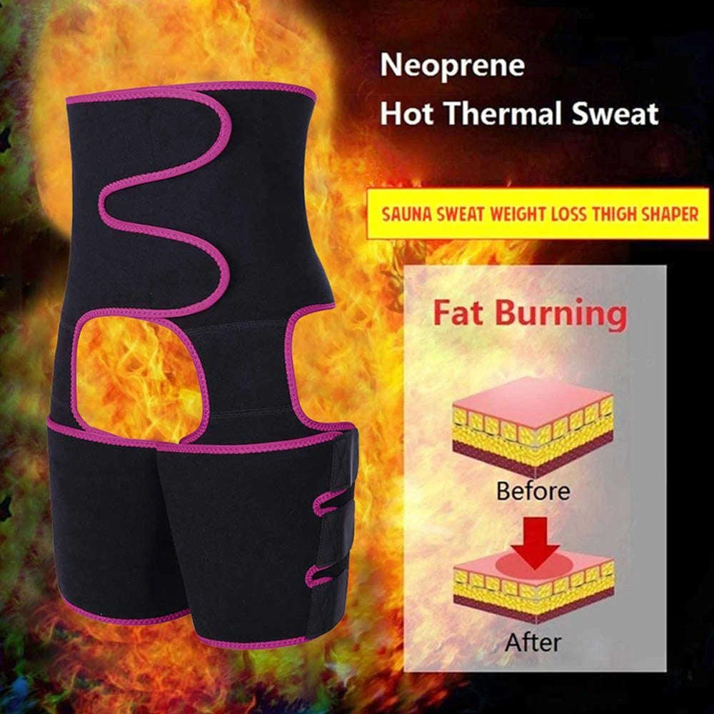 Women's 3-in-1 Waist Thigh Trimmer - Body Shaper & Butt Lifter