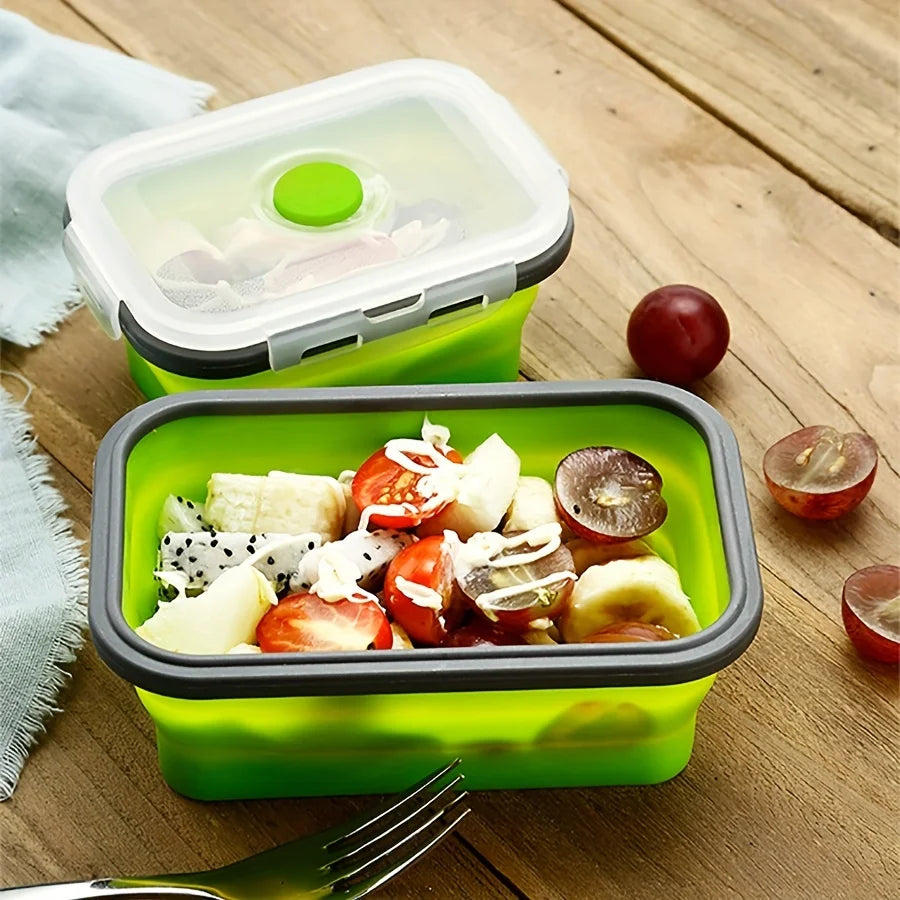 Collapsible Silicone Food Storage Containers