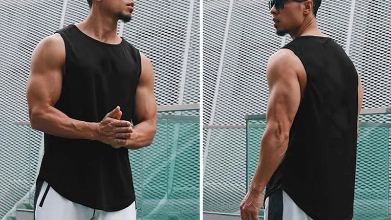 Men's Bodybuilding Tank Top - Sleeveless Gym Vest