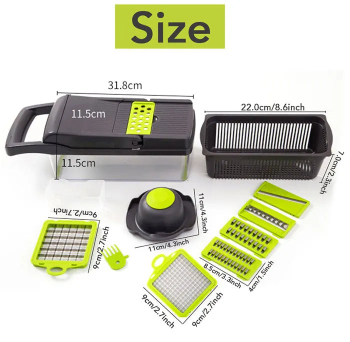 Multifunctional Vegetable Chopper - Kitchen Slicer & Grater