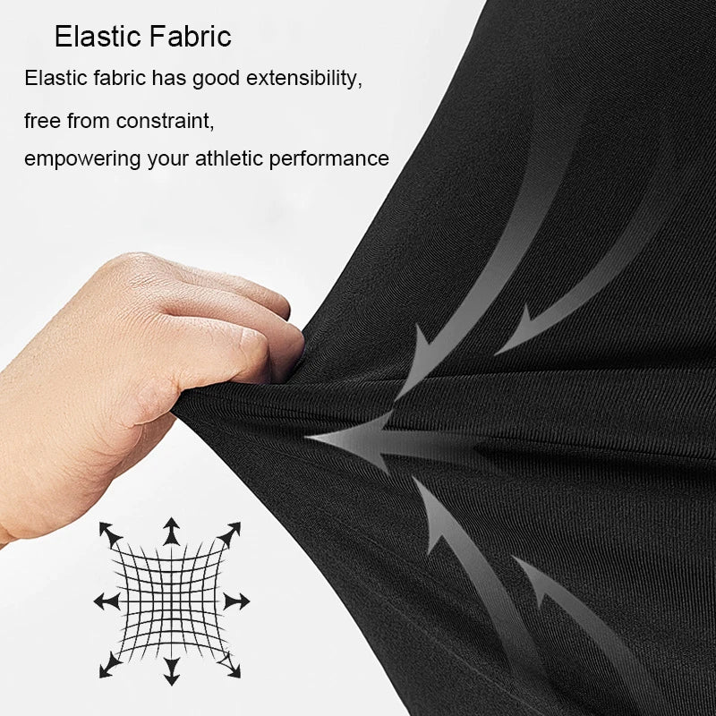 Men's Compression Long Sleeve Shirt - Quick Dry Gym Workout Bodybuilding Top