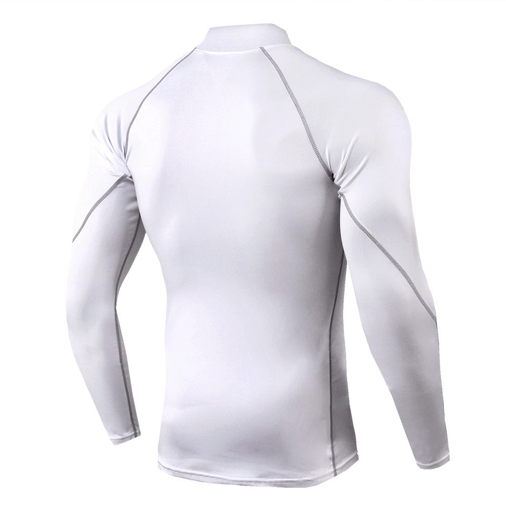 Men's Long Sleeve Compression Shirt - Quick Dry Bodybuilding Top