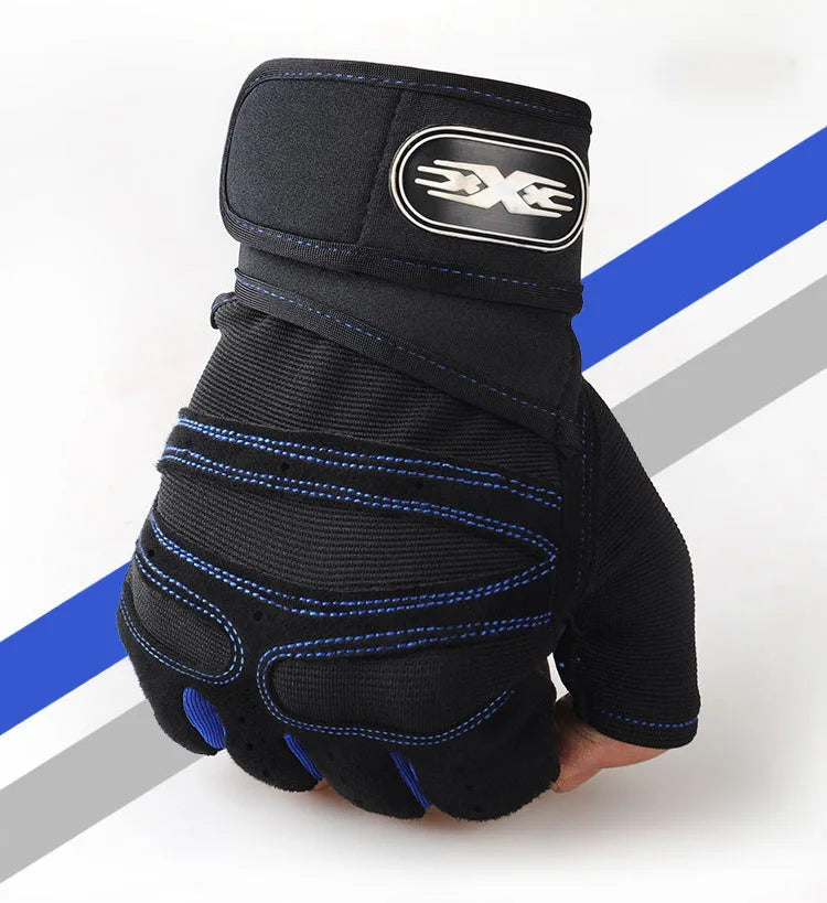 Weight Lifting Gym Gloves - Wrist Support Fitness Gloves