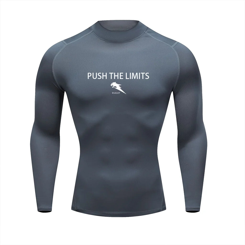 Men's High Neck Compression Shirt