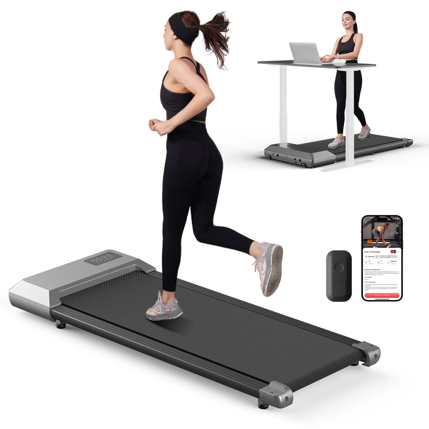 Home Treadmill 2.5HP – 300 lbs Walking & Running Machine