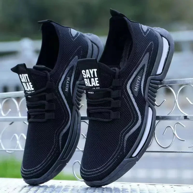Men's Slip-On Sneakers – Breathable Walking Shoes