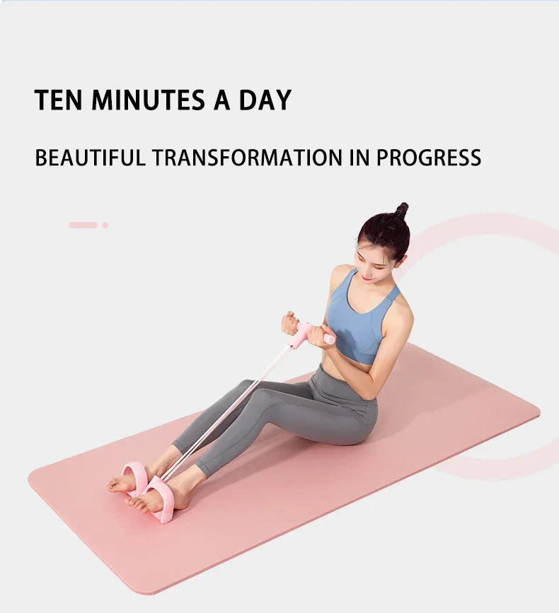 Four-Tube Pedal Tensioner - Yoga Resistance Band Fitness Equipment