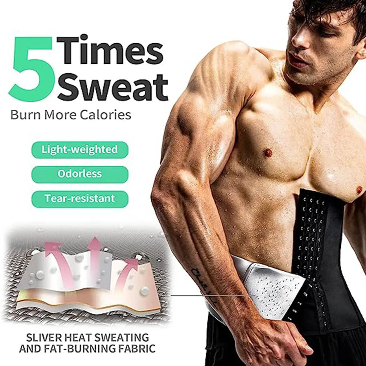 Men's Waist Trainer Trimmer - Tummy Control Shapewear