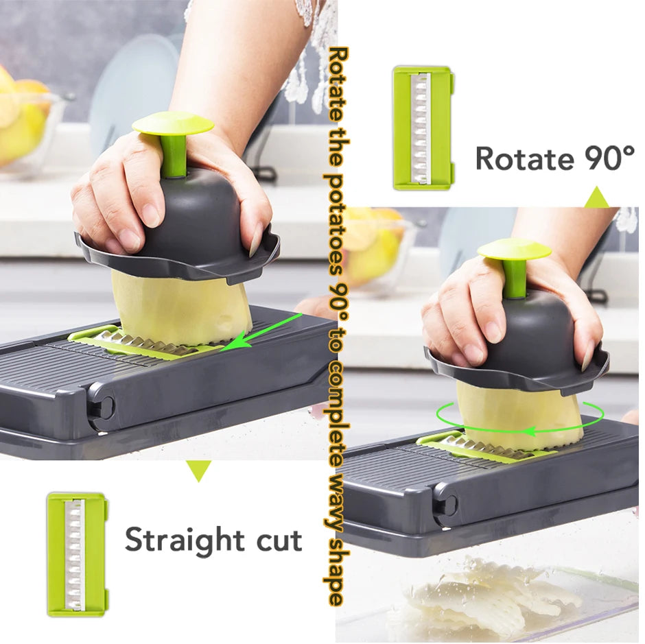 Multifunctional Vegetable Chopper - Kitchen Slicer & Grater