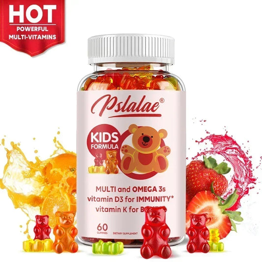 Kids' Daily Gummy Vitamins - 13 Essential Nutrients & Omega 3