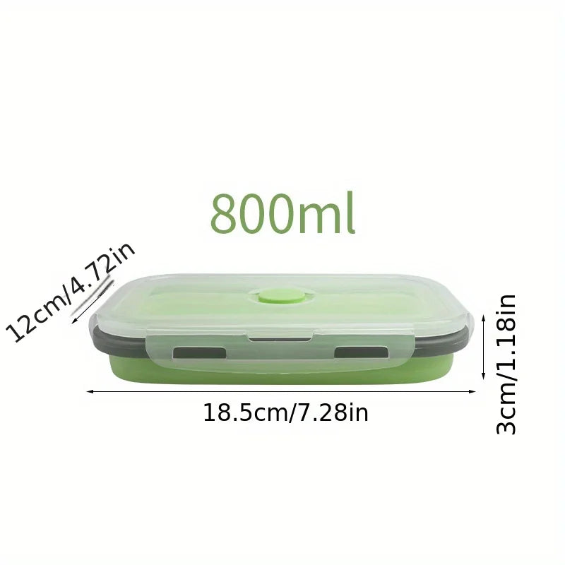 Collapsible Silicone Food Storage Containers