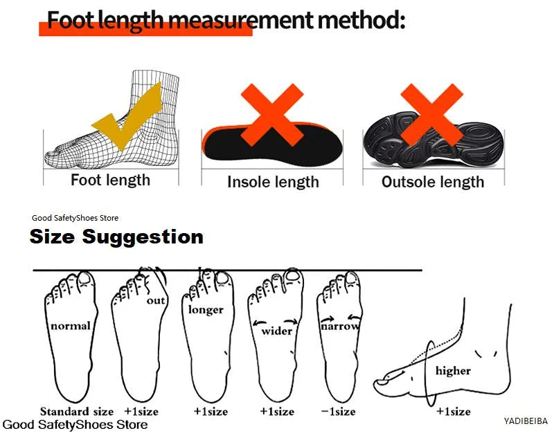 Lightweight Steel Toe Work Shoes with Breathable Safety Design