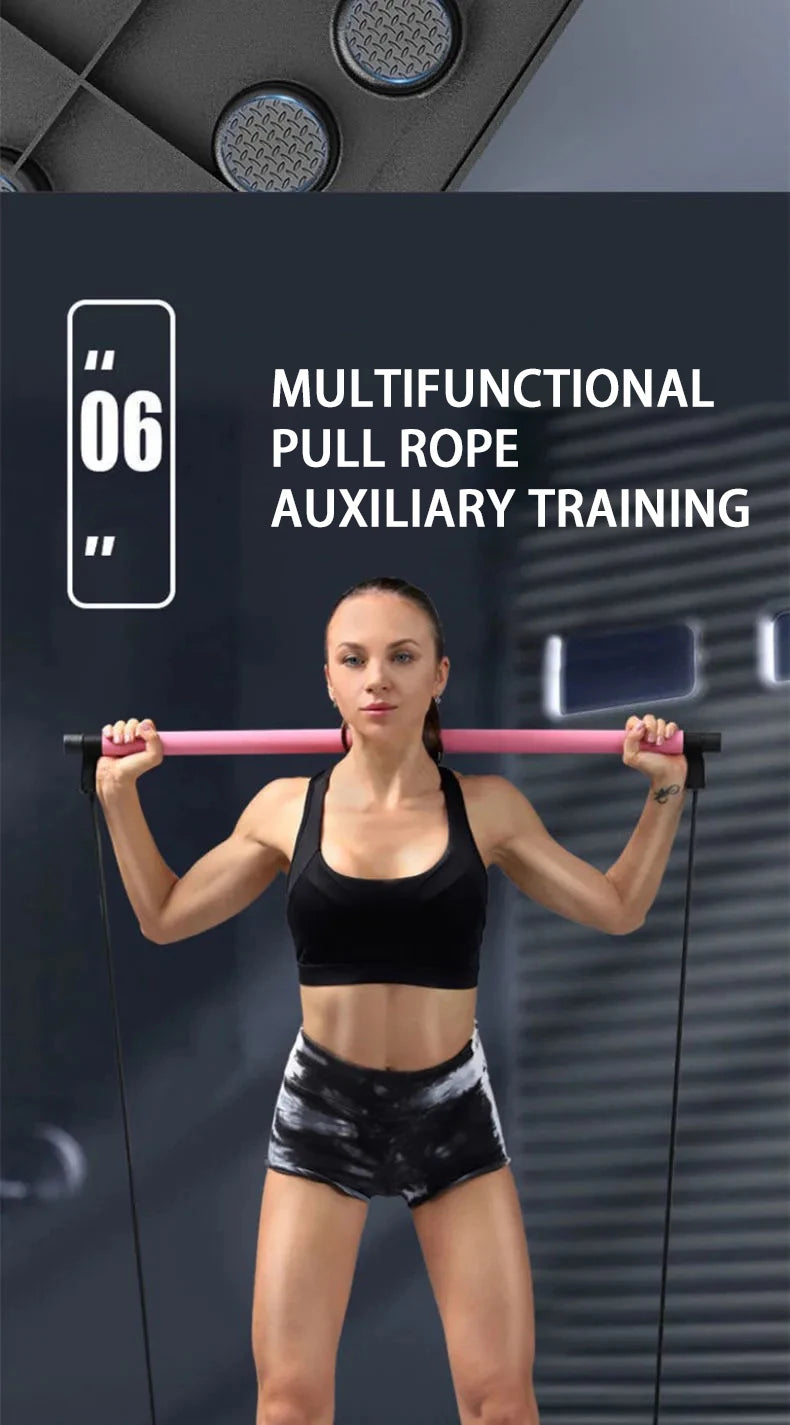 Push-Up Board Set with Handles — Foldable Multifunctional Fitness Trainer for Chest, Arms, Back & Abs