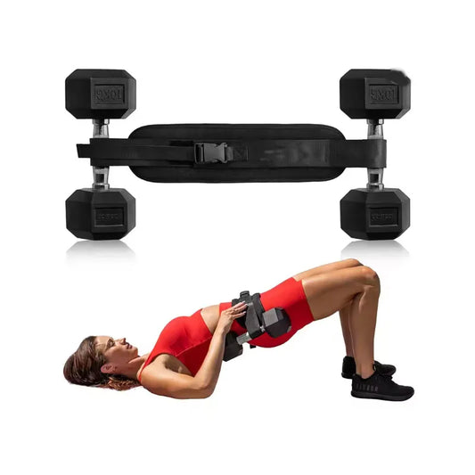 Hip Bridge Weight Belt - Adjustable Fitness Waist Training Belt