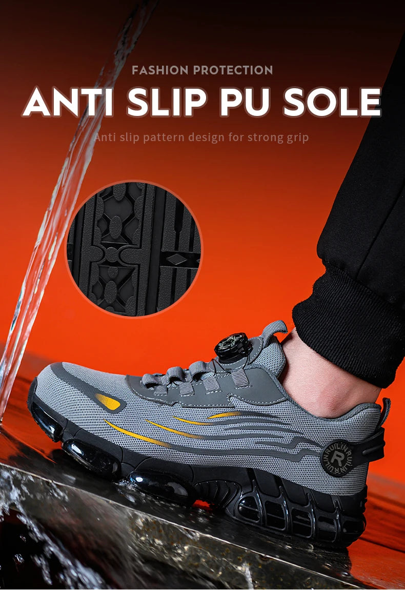 Indestructible Steel Toe Safety Shoes for Heavy-Duty Work