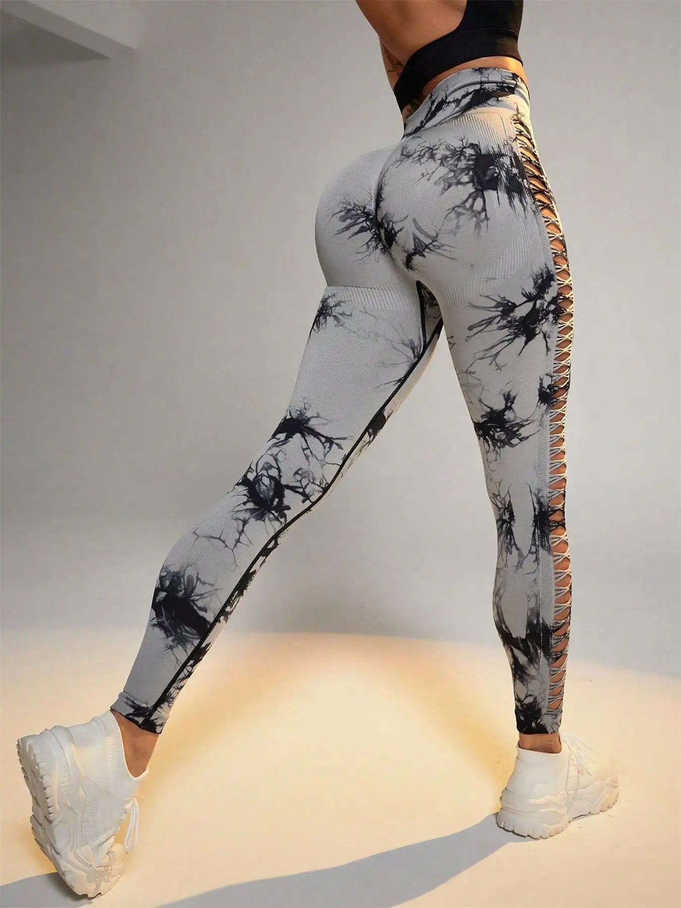 Tie Dye Seamless Leggings - High Waist Scrunch Butt Lifting