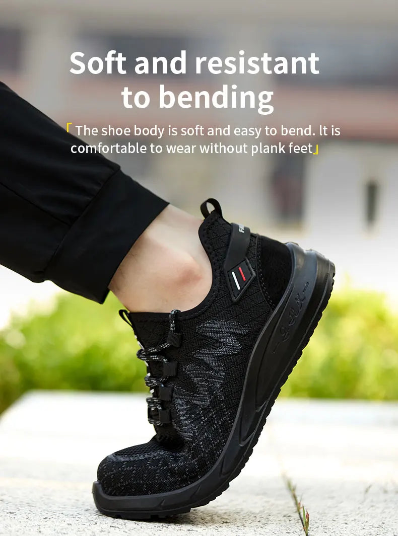 Steel Toe Work Shoes – Lightweight, Breathable Safety