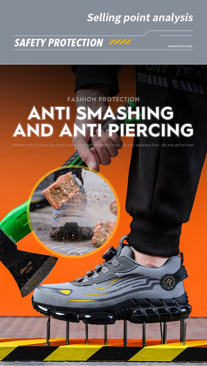 Indestructible Steel Toe Safety Shoes for Heavy-Duty Work