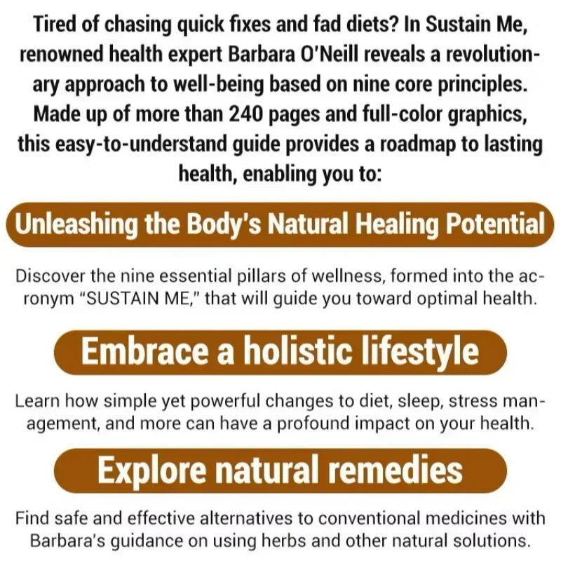 Sustain Me Book - Inspirational Life Enhancement Guide