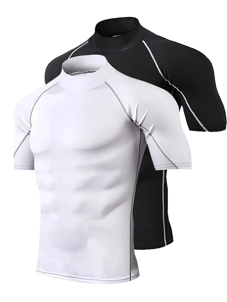 Men's Compression T-Shirt - Quick Dry Bodybuilding Top