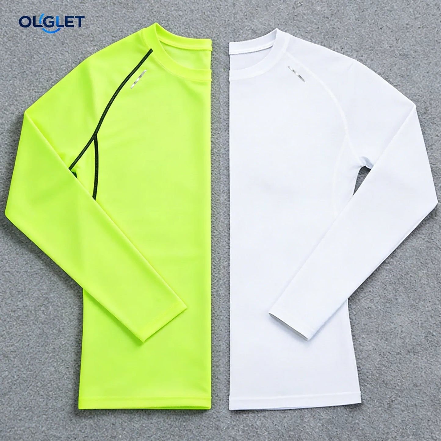 Men's Compression Long Sleeve Shirt - Quick Dry Gym Workout Bodybuilding Top