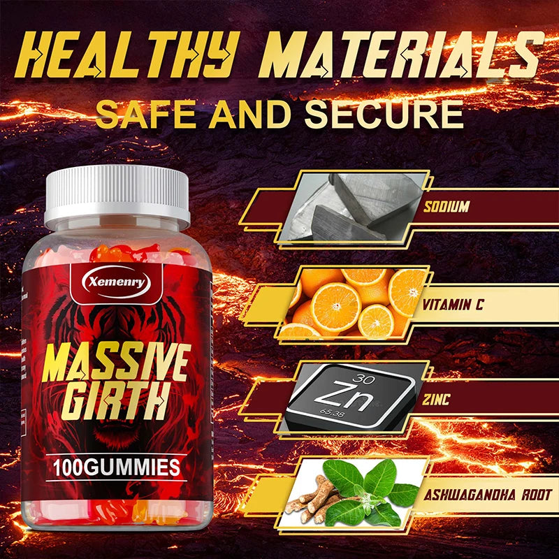 Men's Vitality Gummies - Energy & Performance Support