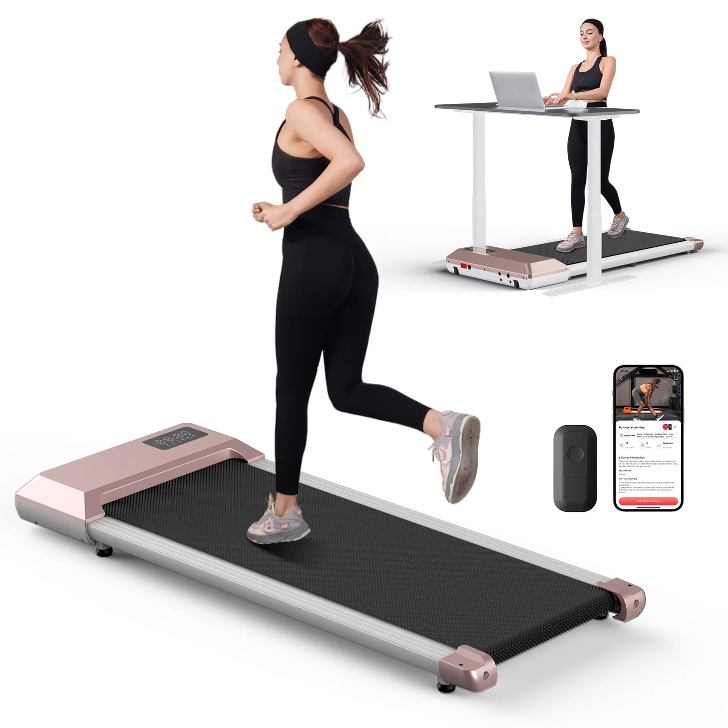 Home Treadmill 2.5HP – 300 lbs Walking & Running Machine